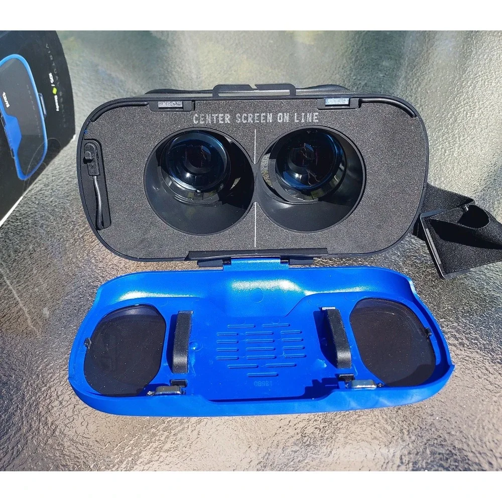 DREAM VISION Virtual Reality VR HEADSET All Smartphones Apps Retractable Earbuds